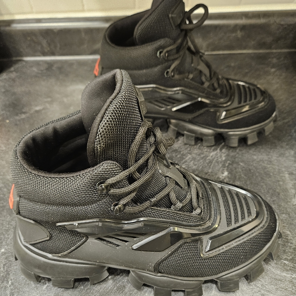 Authentic Prada Cloud Thunderbust High Top Sneake… - image 2